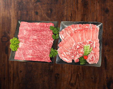 お歳暮ギフト【HA-4】宮崎牛・きなこ豚しゃぶセット