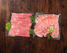 お歳暮ギフト【HA-4】宮崎牛・きなこ豚しゃぶセット